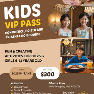 VIP Kid's Etiquette Pass