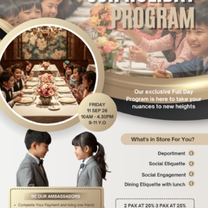 VIP Kid's Etiquette Pass (Ages 9-11)