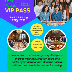 EARLY TEENS 1-DAY VIP PASS 13-15
