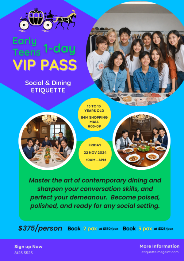 EARLY TEENS 1-DAY VIP PASS 13-15