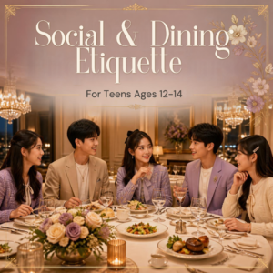 Teen Social & Dining Etiquette (Ages 12–14)